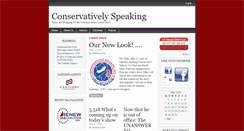 Desktop Screenshot of conservativelyspeaking.net
